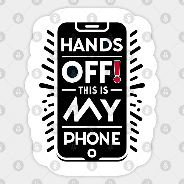 This Is My Phone Sticker by aswIDN